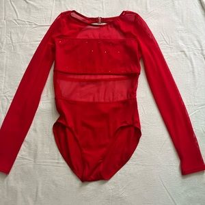 Red + Jegging Jazz Costume
